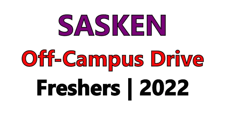 Sasken Off Campus Drive Freshers 2022 for Associate Software Engineer